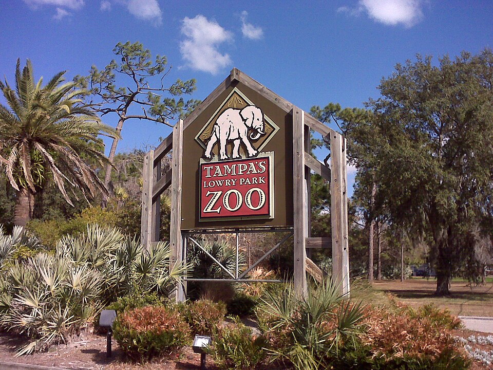 Lowry Park Zoo Sign in Tampa